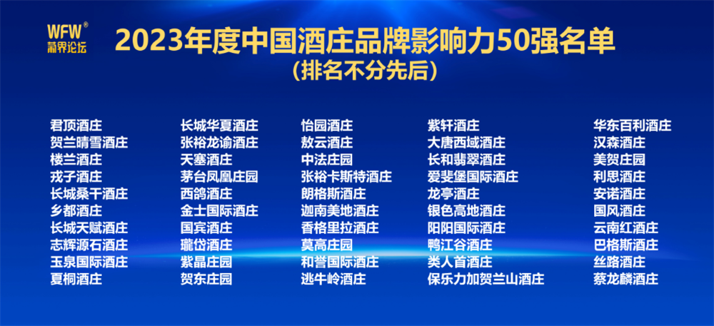 南宫NG28官方网站【中国酒】葡界论坛第四届葡萄酒未来大会落地中国最强30个酒庄(图9)